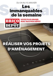 Prospectus Brico Dépôt à La Ricamarie, "Les immanquables de la semaine", 1 page, 04/01/2024 - 10/01/2024