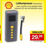 Luftkompressor von Shell für 29,99 € bei Zimmermann im Angebot Luftkompressor von Shell im aktuellen Zimmermann Prospekt