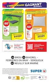 Promos Table De Jardin dans le catalogue "SUPER U" de Super U Table De Jardin en promo dans le catalogue Super U à la page 52