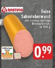 Feine Sahneleberwurst bei E center im Straßenhaus Prospekt für 0,99 €