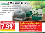 Promo Mini serre de culture à 7,99 € dans le catalogue Norma à Mattaincourt