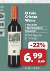 Crianza von El Coto im aktuellen combi Prospekt