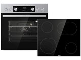 Steel Heißluft Set (Einbauherd BCA6737AO5X und Kochfeld ECDA643SC) , Einbauherdset (Glaskeramik, A, 73 l) von GORENJE im aktuellen MediaMarkt Saturn Prospekt für 399,00 €