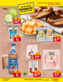 Milch im Netto Marken-Discount Prospekt "Aktuelle Angebote" mit 77 Seiten (Oberhausen)