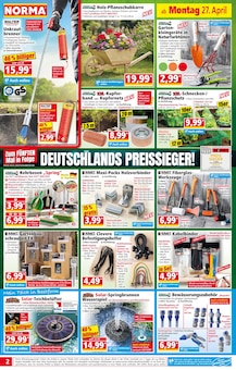 Gartenmöbel im Norma Prospekt "Mehr fürs Geld" mit 19 Seiten (Fürth)