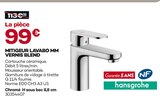 Gedimat Jumilhac-le-Grand - Promo Mitigeur lavabo MM Vernis Blend Promo Mitigeur lavabo MM Vernis Blend à 99,00 € dans le catalogue Gedimat à Jumilhac-le-Grand