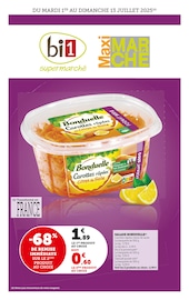 Prospectus Bi1 à Bois-d'Amont, "bi1 supermarché Maxi MARCHÉ", 16 pages de promos valables du 01/07/2025 au 13/07/2025