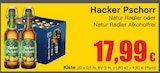 Aktuelles Natur Radler oder Natur Radler Alkoholfrei Angebot bei RAN in Augsburg ab 17,99 €