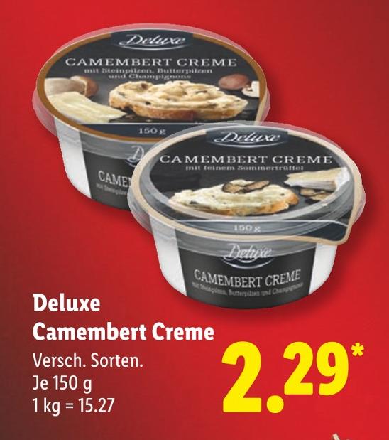 Camembert Creme mit Steinpilzen, Butterpilzen und Champignons