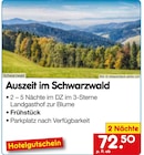 Auszeit im Schwarzwald im Netto Marken-Discount Prospekt Auszeit im Schwarzwald von NETTO REISEN im aktuellen Netto Marken-Discount Prospekt für 72,50 €