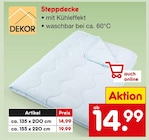 Aktuelle Bettdecke Angebote bei Netto Marken-Discount in Chemnitz Aktuelles Steppdecke Angebot bei Netto Marken-Discount in Chemnitz ab 14,99 €