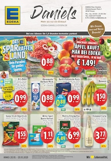 EDEKA Prospekt der Woche "Aktuelle Angebote" Seite 1, 20.10.2025 bis 25.10.2025 für Essen Aktueller EDEKA Prospekt "Aktuelle Angebote" Seite 1 von 24 Seiten für Essen