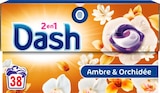 LESSIVE PODS 2 EN 1 AMBRE ET ORCHIDÉE 38 DOSES - DASH - Netto à Besançon LESSIVE PODS 2 EN 1 AMBRE ET ORCHIDÉE 38 DOSES - DASH en promo chez Netto Besançon à 13,90 €