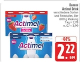 Actimel Drink Erdbeere im Angebot bei EDEKA in Ansbach Actimel Drink Erdbeere Angebote von Danone bei EDEKA Ansbach für 2,22 €