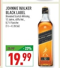 BLACK LABEL im Angebot bei Marktkauf in Gelsenkirchen BLACK LABEL Angebote von JOHNNIE WALKER bei Marktkauf Gelsenkirchen für 19,99 €