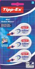 3 Rubans Correcteurs Mini Pocket Mouse - Tipp-Ex en promo à 1,19 € chez Intermarché Super 3 Rubans Correcteurs Mini Pocket Mouse - Tipp-Ex dans le catalogue Intermarché Super