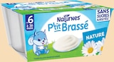 P'tit Brassé Nature Sans Sucres Ajoutés Dès 6 Mois - NATURNES en promo chez Intermarché Hyper P'tit Brassé Nature Sans Sucres Ajoutés Dès 6 Mois - NATURNES dans le catalogue Intermarché Hyper