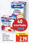 Vanillesoße von Milram für 2,19 € bei E center im Angebot Vanillesoße von Milram im aktuellen E center Prospekt