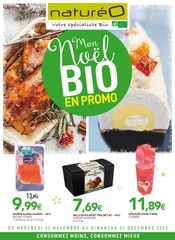 Catalogue NaturéO à Louveciennes cette semaine, valable du 22/11/2023 au 31/12/2023 Prospectus NaturéO à Louveciennes, "Mon Noël Bio en promo", 34 pages de promos valables du 22/11/2023 au 31/12/2023