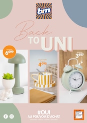 Catalogue Meubles & Décorations B&M en cours à Guichainville et alentours, "Back TO UNI", 18 pages, 06/08/2025 - 30/09/2025