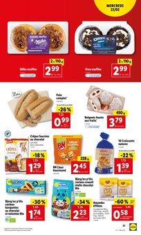 Promotion Café dans le prospectus Lidl, valable du 22/02/2023 au 28/03/2023 Promo Café dans le catalogue Lidl du moment à la page 21