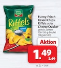 Kessel Chips im Angebot bei Markant Nordwest in Gütersloh Kessel Chips Angebote von Funny-Frisch bei Markant Nordwest Gütersloh für 1,49 €