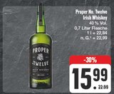 Irish Whiskey Angebote von Proper No. Twelve bei EDEKA Weimar für 15,99 €