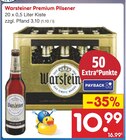 Warsteiner Premium Pilsener Angebote von Warsteiner bei Netto Marken-Discount Gera für 10,99 €