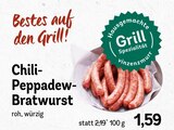 Chili-Peppadew-Bratwurst Angebote bei REWE Ingolstadt für 1,59 €