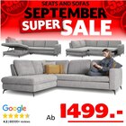 Seats and Sofas Jülich - Brandon Ecksofa Angebot im Prospekt Brandon Ecksofa bei Seats and Sofas im Jülich Prospekt für 1.499,00 €