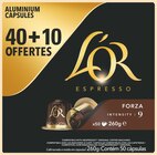 Promo Capsules Café Forza Intensité 9 à 11,31 € dans le catalogue Intermarché Contact à La Fouillade