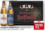 Pilsner im Angebot bei EDEKA in Nagold Pilsner Angebote von Stuttgarter Hofbräu bei EDEKA Nagold für 11,99 €