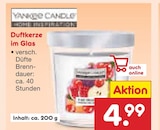 Duftkerze im Glas Angebote von Yankee Candle bei Netto Marken-Discount Frankfurt für 4,99 €