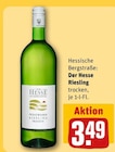 Riesling trocken Angebote von Der Hesse bei REWE Frankfurt für 3,49 €