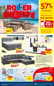 Ecksofa im ROLLER Prospekt "ROLLER RABATTE" mit 16 Seiten (Wuppertal)