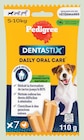 Dentastix à mâcher pour petit chien 5-10kg - PEDIGREE à 0,53 € dans le catalogue Netto