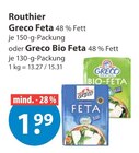 Greco Feta oder Greco Bio Feta Angebote von Routhier bei V-Markt Regensburg für 1,99 €