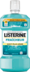 Bain de bouche fraîcheur goût plus léger avec alcool - Listerine en promo chez Aldi Bain de bouche fraîcheur goût plus léger avec alcool - Listerine dans le catalogue Aldi