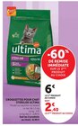 Croquettes pour chat Stérilisé - ULTIMA dans le catalogue Super U
