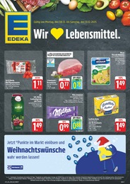 EDEKA Prospekt für Pommelsbrunn mit 8 Seiten EDEKA Prospekt für Pommelsbrunn: "Wir lieben Lebensmittel!", 8 Seiten, 08.12.2025 - 13.12.2025