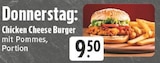 Chicken Cheese Burger bei E center im Oer-Erkenschwick Prospekt für 9,50 €