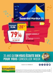 Samsung Angebote im Prospekt "35 ans DE PRIX BAS !" von Bureau Vallée Samsung Angebote im Prospekt "35 ans DE PRIX BAS !" von Bureau Vallée auf Seite 14