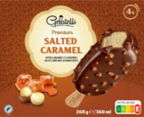 4 bâtonnets caramel salé - GELATELLI - Lidl à Antibes 4 bâtonnets caramel salé - GELATELLI en promo chez Lidl Antibes à 1,82 €