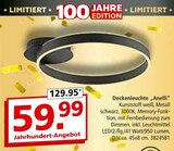 Deckenleuchte „Anelli“ von  im aktuellen Segmüller Prospekt für 59,99 €