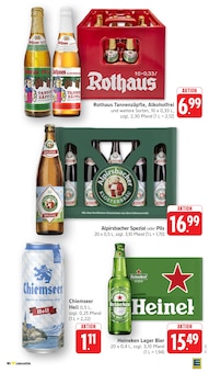 Bier im aktuellen EDEKA Prospekt (Ettlingen) Bier im EDEKA Prospekt "Aktuelle Angebote" mit 49 Seiten (Ettlingen)