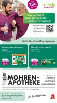 mea - meine apotheke Prospekt der Woche "Unsere September-Angebote" Seite 1, 01.09.2025 bis 30.09.2025 für Leverkusen Aktueller mea - meine apotheke Prospekt "Unsere September-Angebote" Seite 1 von 4 Seiten für Leverkusen