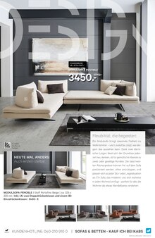 Sofa im Kabs Prospekt "SOFA TRENDS SPECIAL" mit 32 Seiten (Osnabrück)