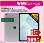 iPad 11" (11. Gen) Wi-Fi 128 GB Angebote von Apple bei E center Schwäbisch Gmünd für 369,99 €