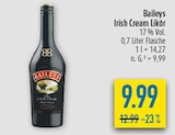 Irish Cream Likör Angebote von Baileys bei diska Leipzig für 9,99 €