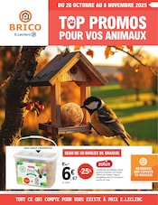 Prospectus Supermarchés E.Leclerc en cours à Saint-Georges-de-Noisné et alentours, "TOP PROMOS POUR VOS ANIMAUX", 4 pages, 28/10/2025 - 08/11/2025 Catalogue Supermarchés E.Leclerc en cours à Saint-Georges-de-Noisné et alentours, "TOP PROMOS POUR VOS ANIMAUX", 4 pages, 28/10/2025 - 08/11/2025